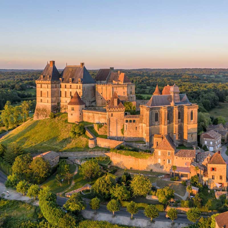 Kasteel van Biron in de Dordogne