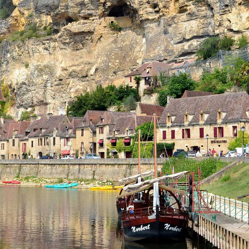 De rivier de Dordogne